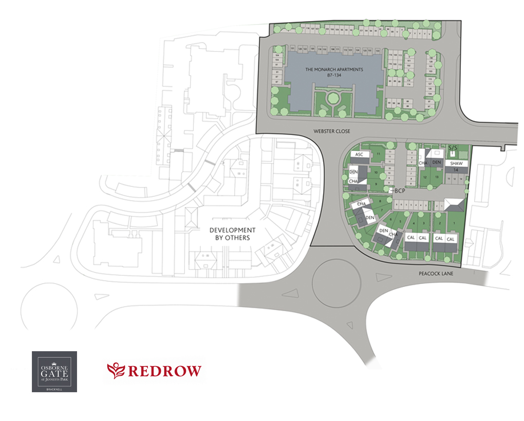 Mackoy Groundworks Site Plan for Osborne Gate with Redrow