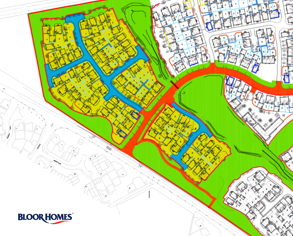 Mackoy Groundworks Site Plan for New Bloor Homes Project in Binfield