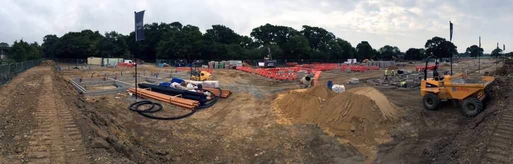 Mackoy Groundworks and Civil Engineering New Upton Poole Site for Wyatt Homes